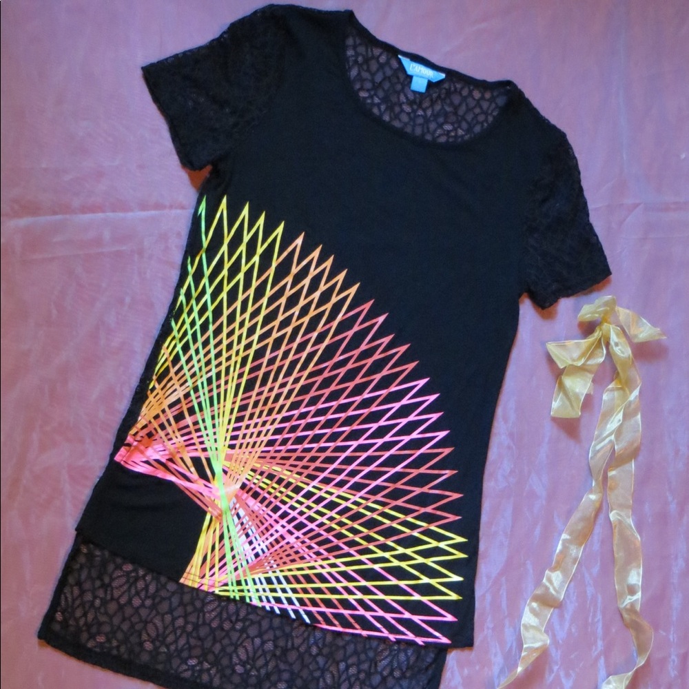 Reduced! L’Amour”by Nanette Lepore Black Top Size S